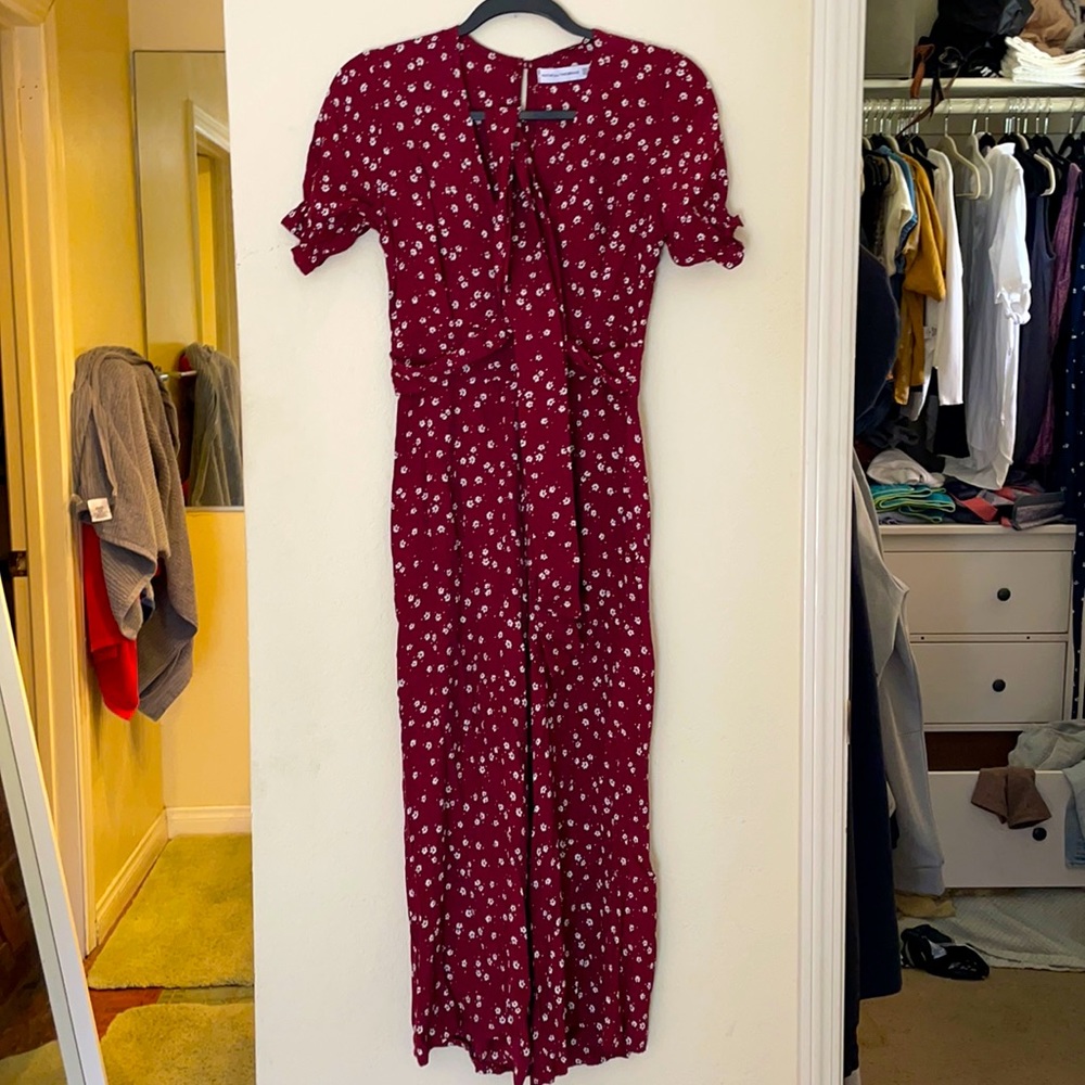 Faithfull the Brand Bonnie Floral Crop Jumpsuit